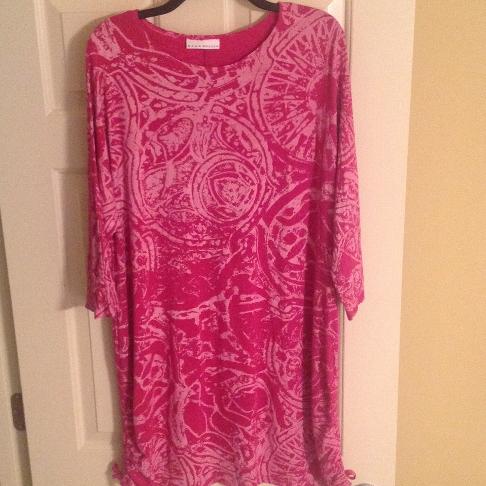 bryn Walker Pink Patterned Tunic